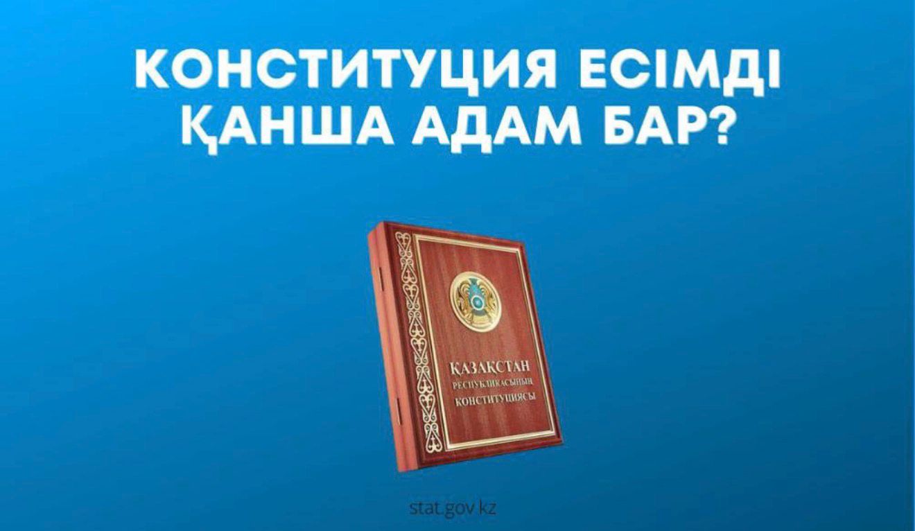Конституция есімді қанша қазақстандық бар?