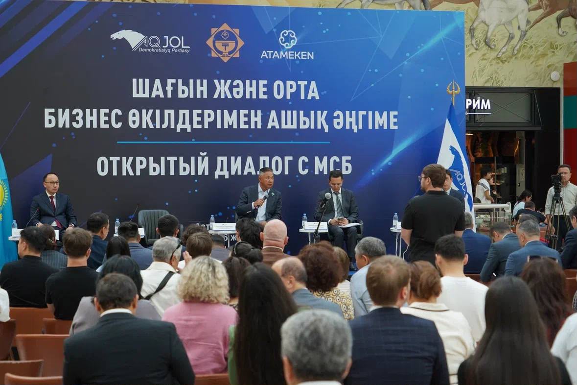 «Ақ жол» фракциясы Астанада бизнес өкілдерімен кездесті