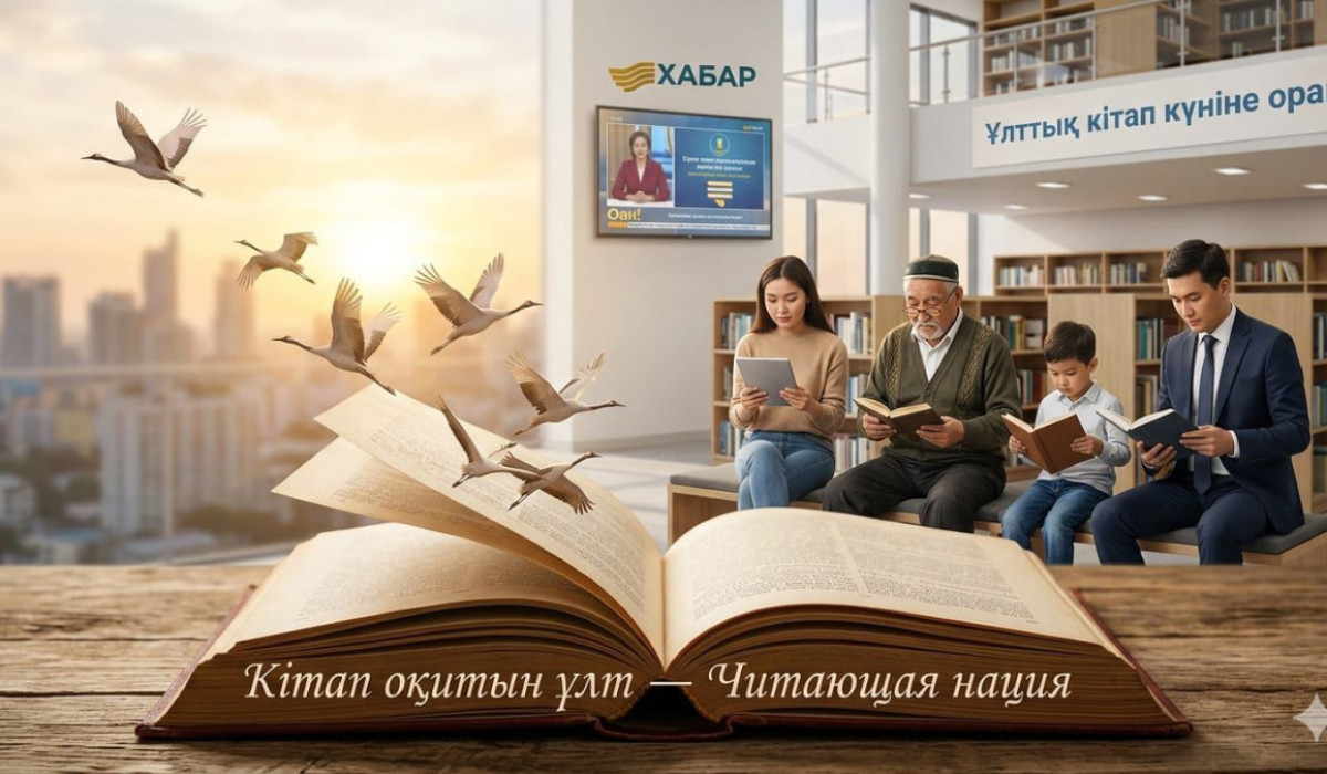Қазақстанда алғашқы Республикалық «Кітап оқыитын ұлт»кітап оқу марафонына тіркелу басталды